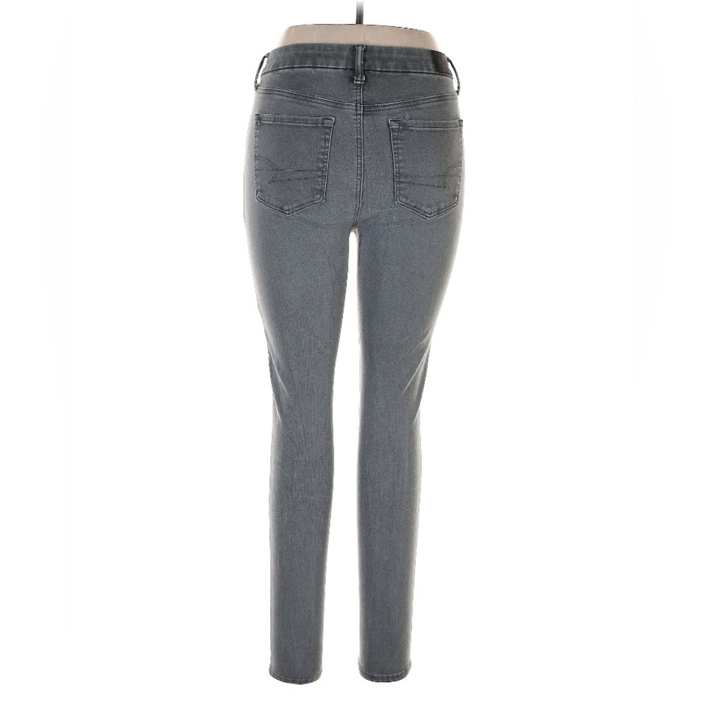American Eagle Light Gray Skinny Jeans - Picture 2 of 2